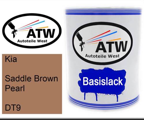 Kia, Saddle Brown Pearl, DT9: 1L Lackdose, von ATW Autoteile West.